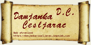 Damjanka Češljarac vizit kartica